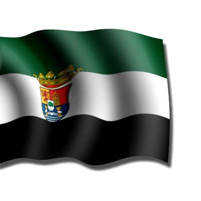 BANDERAS COMUNIDADES AUTÓNOMAS EXTREMADURA
