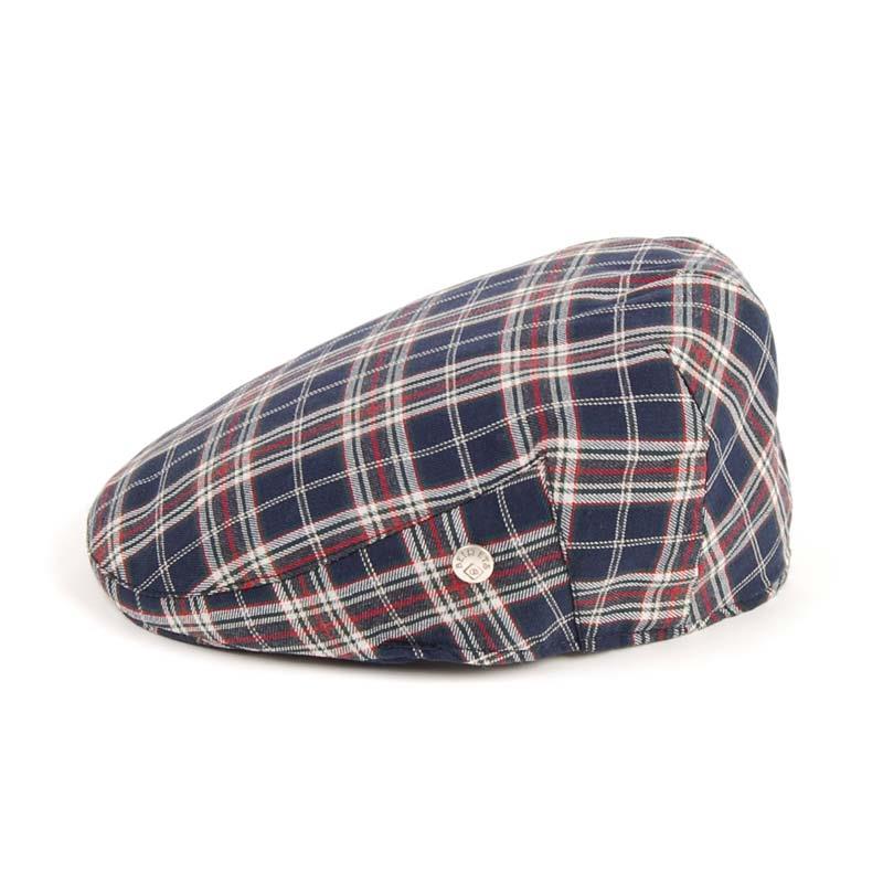 Gorra Visera de Verano y Entretiempo en Algodón Orgánico – Diseño Español en Azul y Rojo