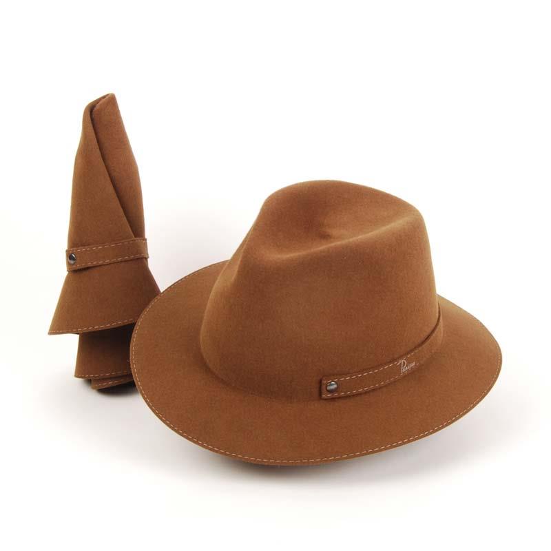 Sombrero made in  Italy, fedora caballero.